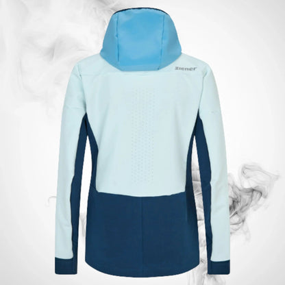 Ski Jacket Ziener Nasinah Lady Ice Morning Blue - 2023/24 - Dash Racegear