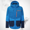 Ski Jacket Ziener Trivor Lady Padded Blue Foggy Print Dark Navy - 2023/24 - Dash Racegear 