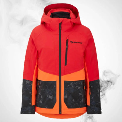 Ski Jacket Ziener Trivor Lady Padded Red Orange Pop - 2023/24 - Dash Racegear