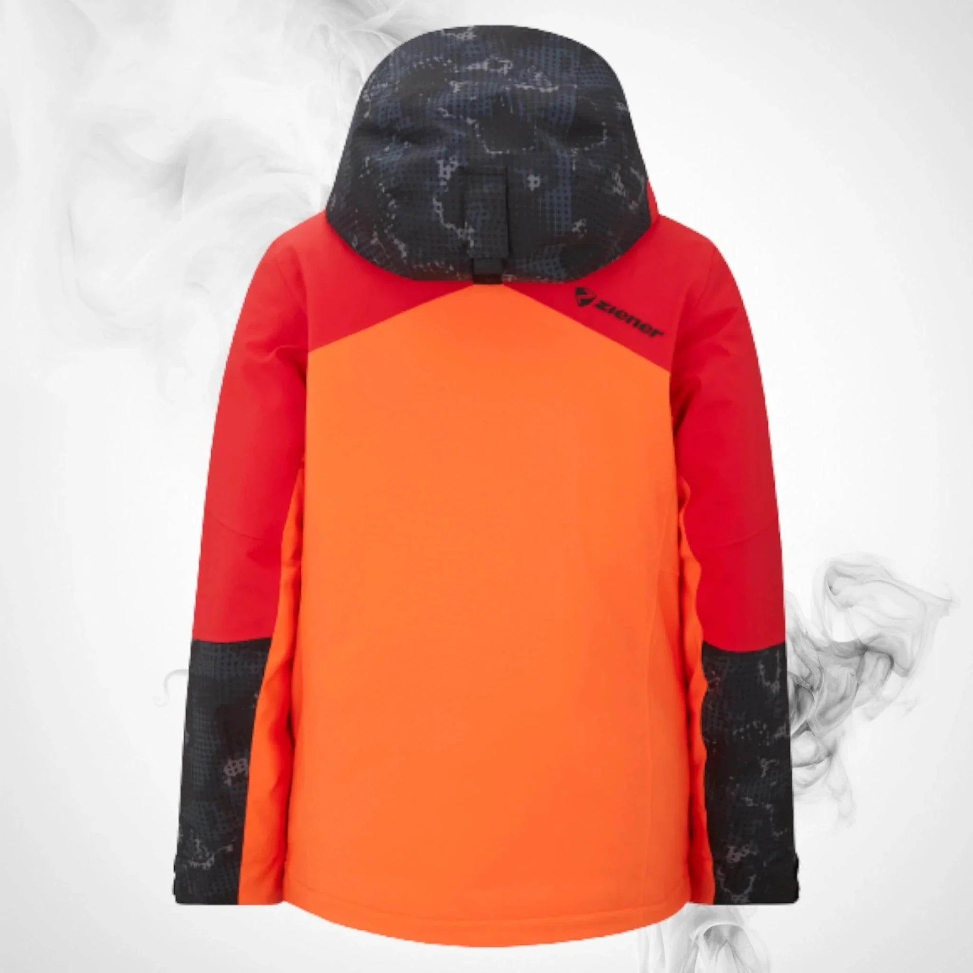 Ski Jacket Ziener Trivor Lady Padded Red Orange Pop - 2023/24 - Dash Racegear
