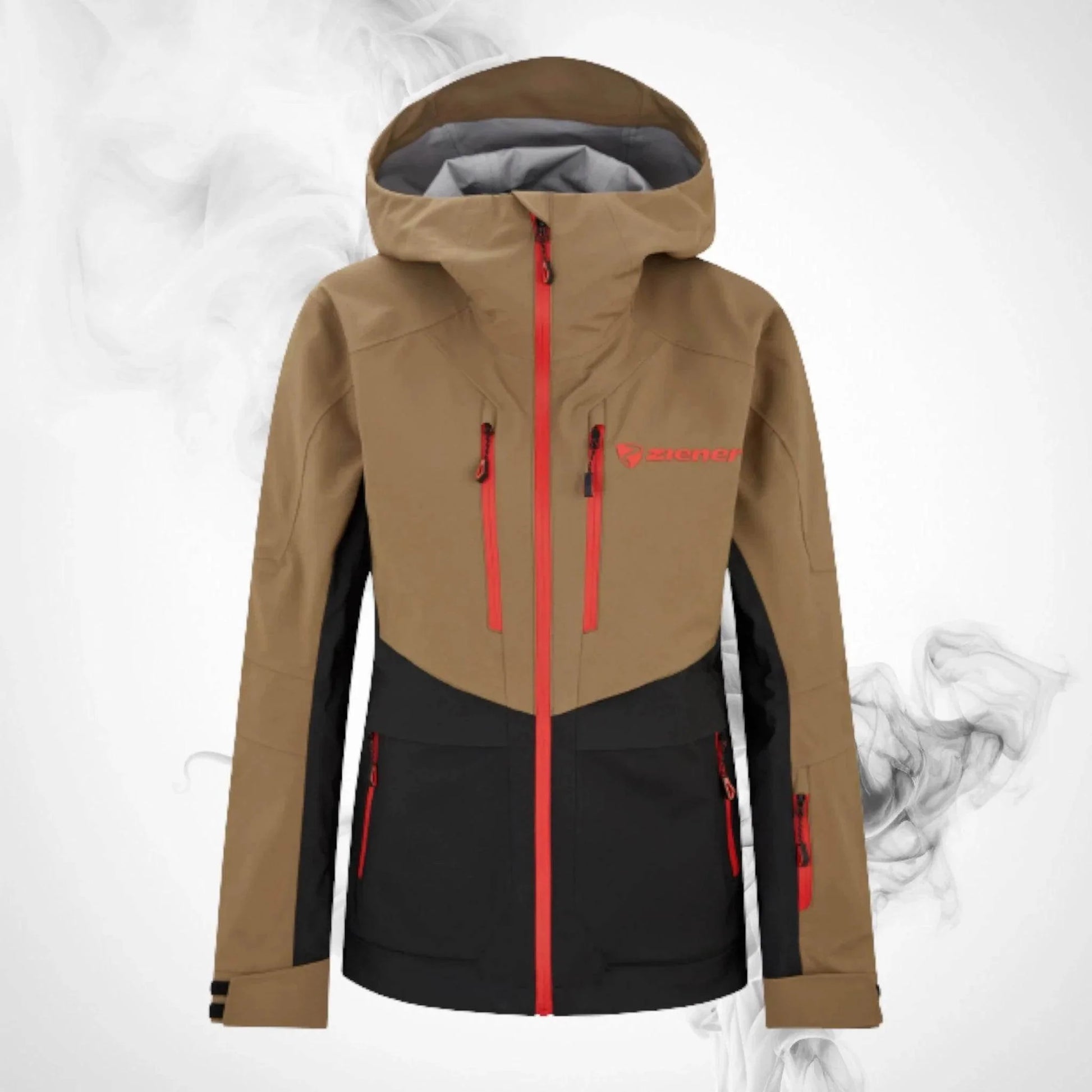 Ski Jacket Ziener Trivor Lady Padded Walnut Red - 2023/24 - Dash Racegear