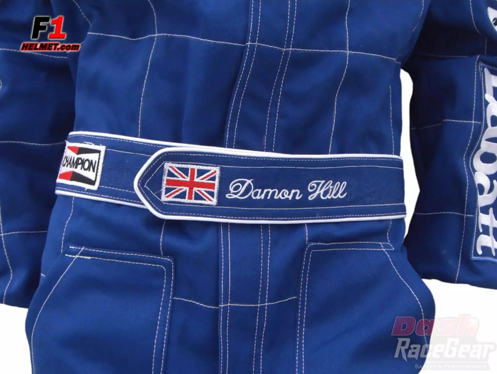 Jaques Villeneuve 1997 Replica F1 Embroidered Racing suit / Williams F1 - Dash Racegear 