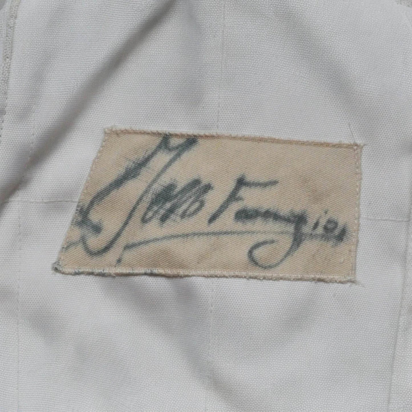 Juan Manuel Fangio SIGNED VINTAGE FERRARI F1 REPLICA Race SUIT - Dash Racegear