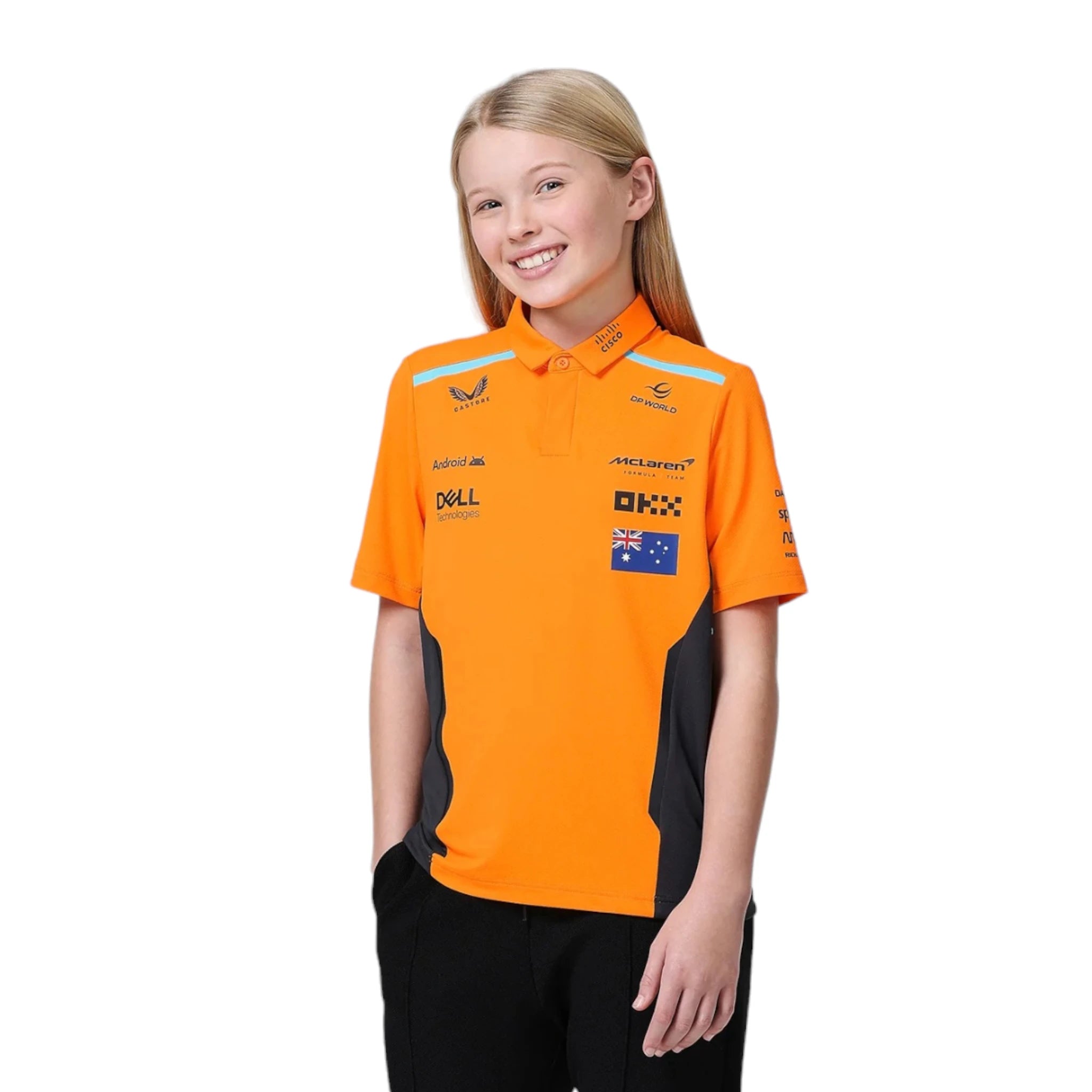 Junior Official Teamwear Polo Shirt Oscar Piastri Formula 1