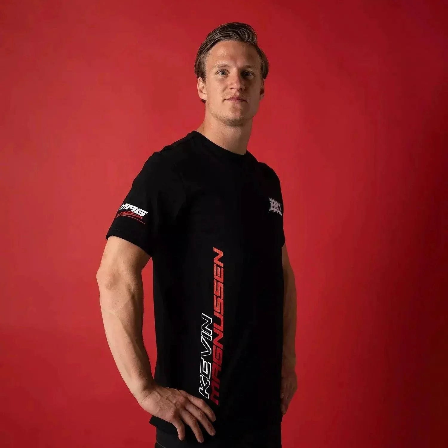 Kevin Magnussen 2023 T-shirt Black New desinged - Dash Racegear