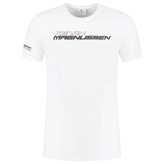 Kevin Magnussen 2023 T-shirt White New designed - Dash Racegear