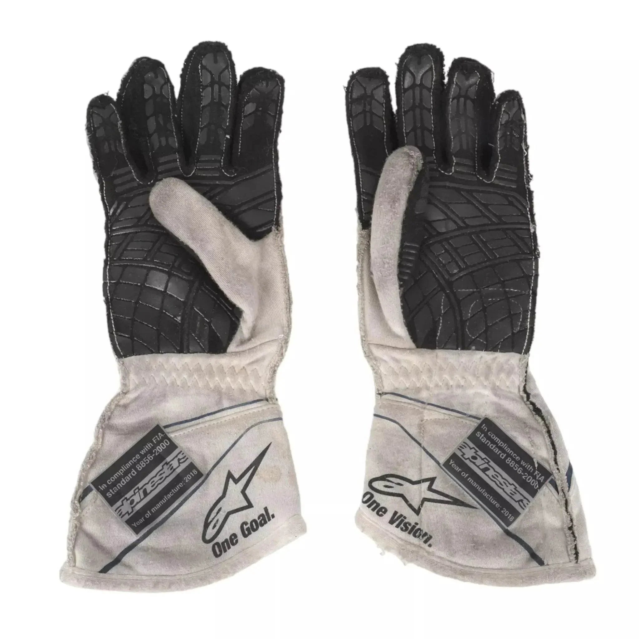 2018 LANCE STROLL RACE GLOVES DASH RACEGEAR