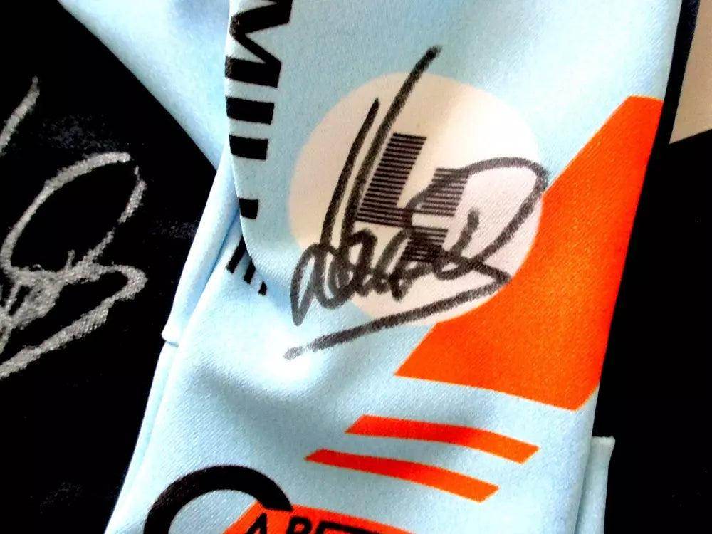 LANDO NORRIS MCLAREN RARE SPECIAL EDITION GULF F1 GLOVES - Dash Racegear