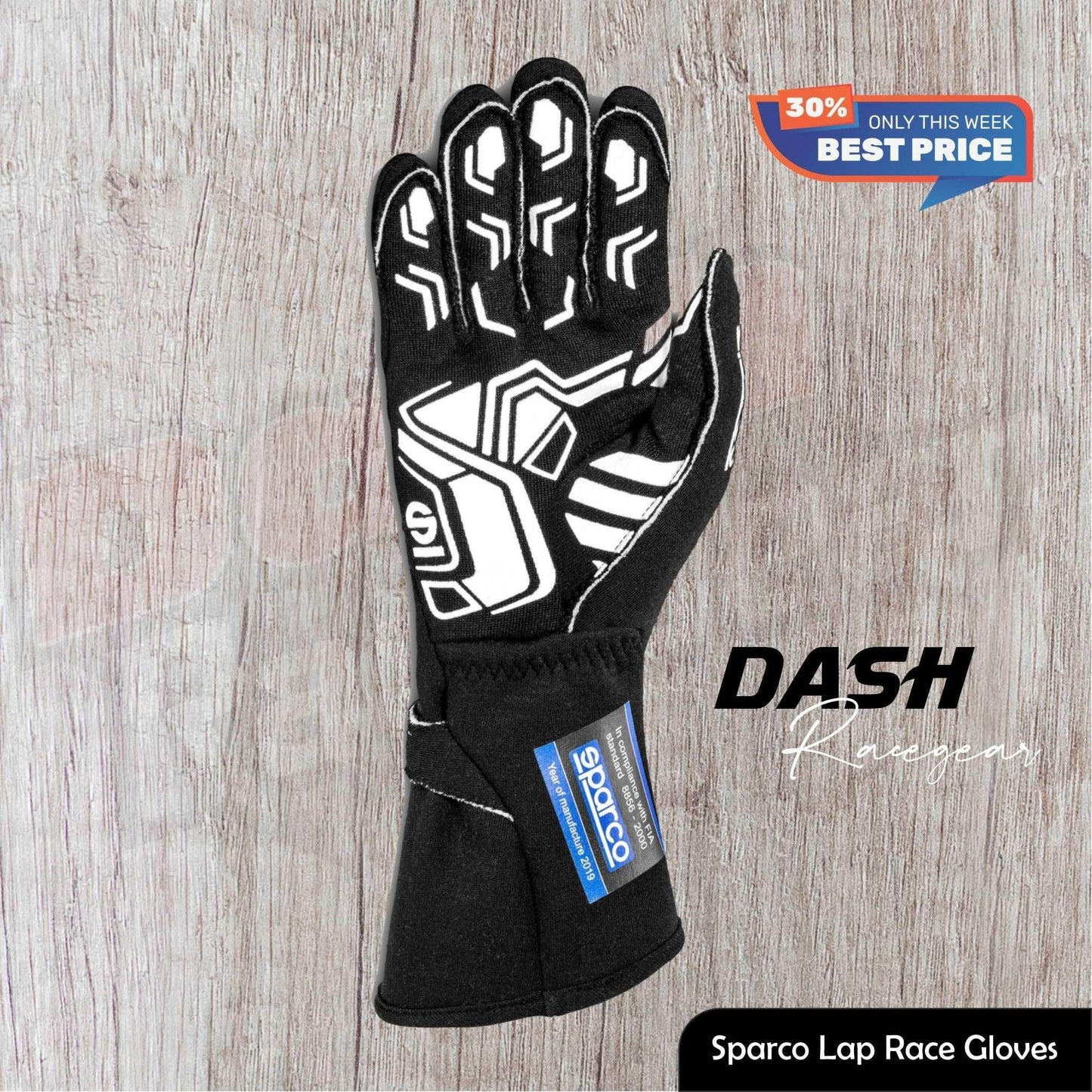 LAP RACE GLOVES SPARCO - Dash Racegear