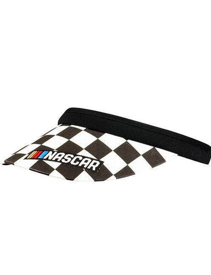 Ladies NASCAR Checkered Clip On Visor | Dash Racegear - Dash Racegear