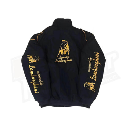 Lamborghini F1 Vintage Style Embroidery Racing Jacket - Dash Racegear
