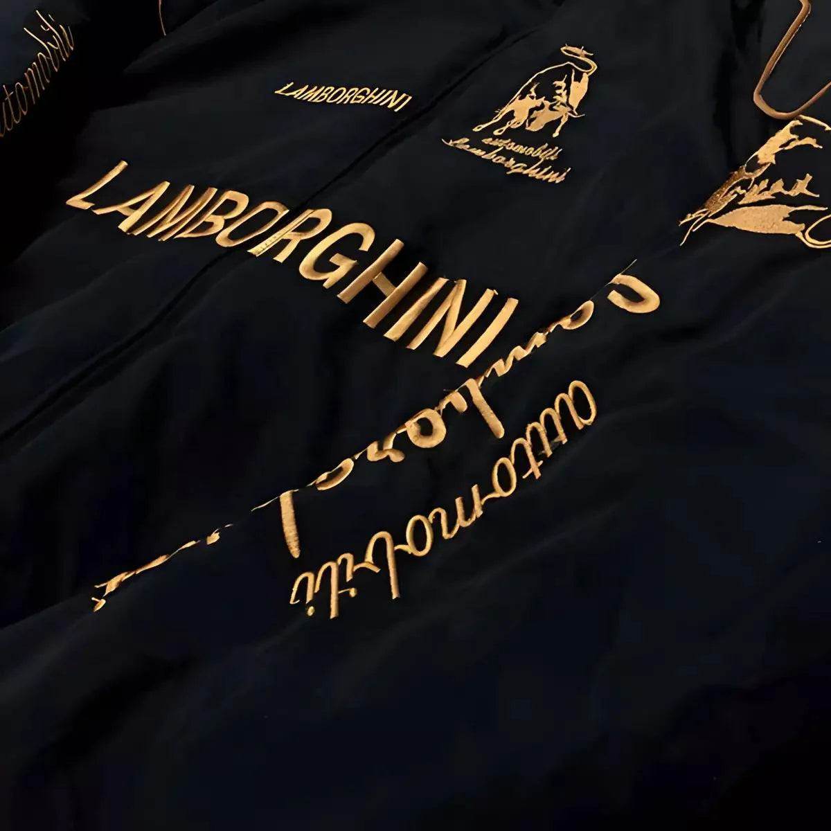 Lamborghini F1 Vintage Style Embroidery Racing Jacket - Dash Racegear