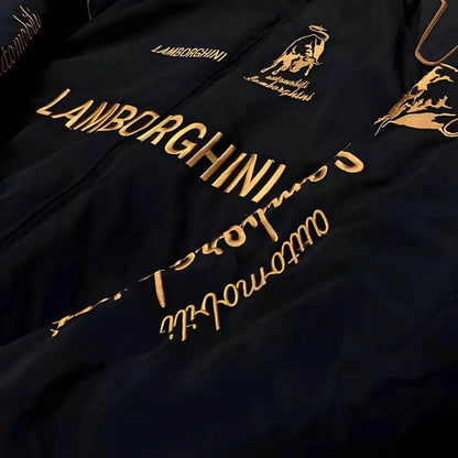 Lamborghini F1 Vintage Style Embroidery Racing Jacket - Dash Racegear
