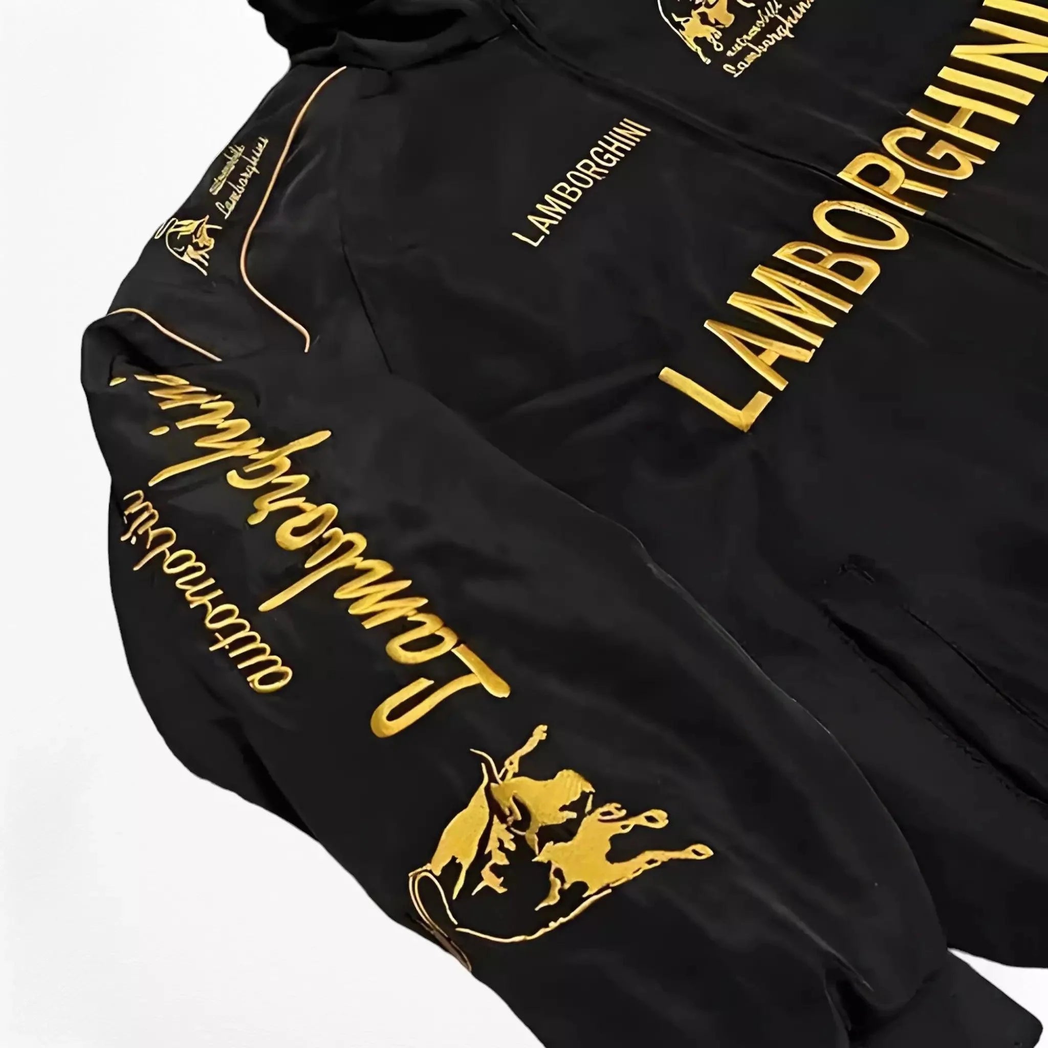 Lamborghini F1 Vintage Style Embroidery Racing Jacket - Dash Racegear