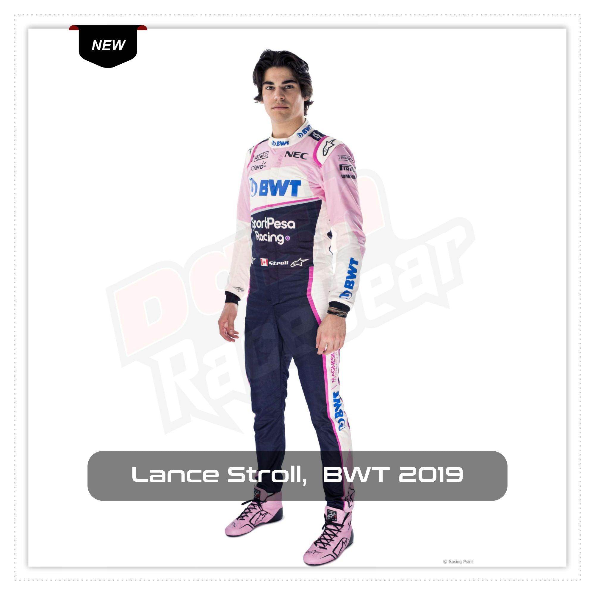 Lance Stroll Racing Point, 2019 Race Suit BWT - Dash Racegear Store