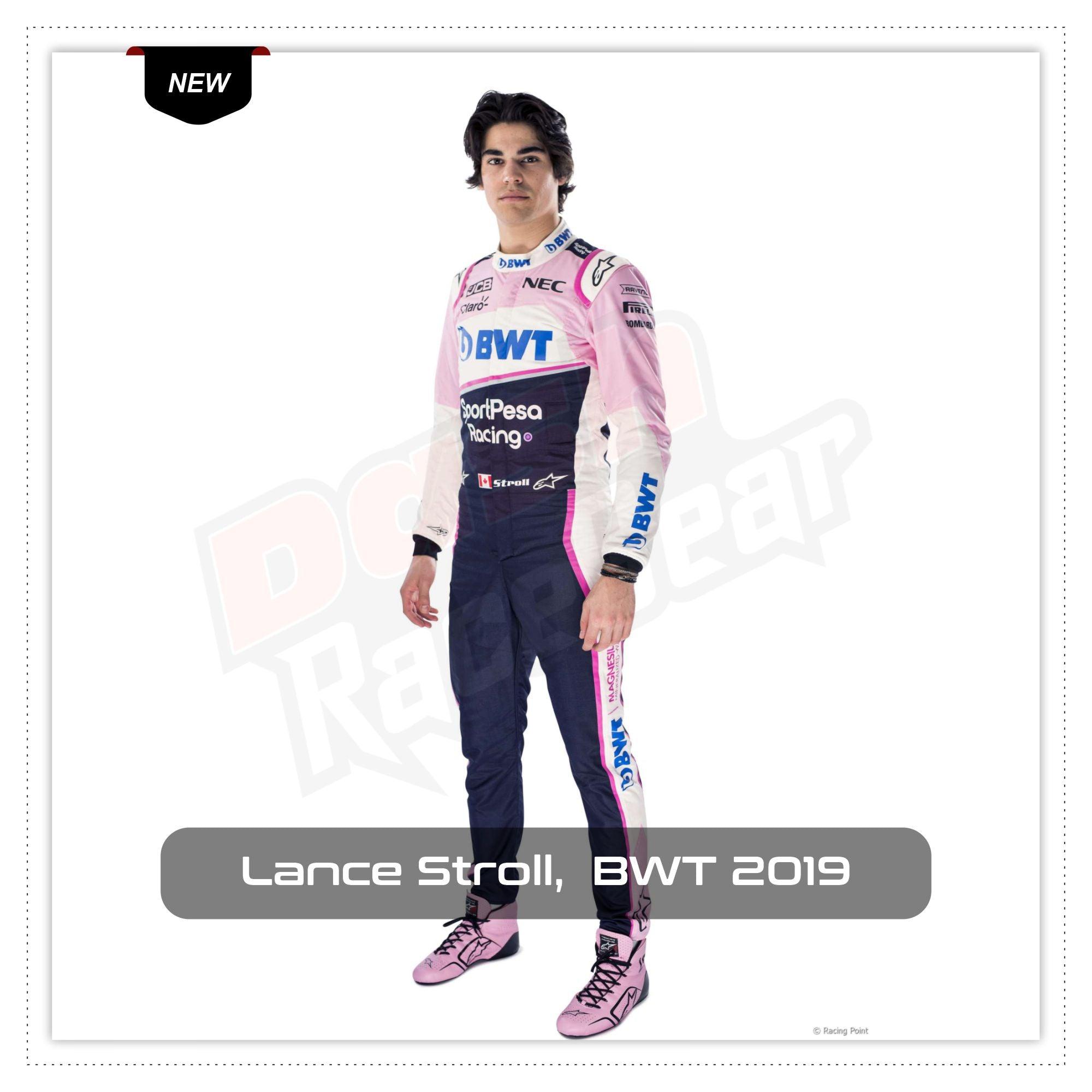 Lance Stroll Racing Point, 2019 Race Suit BWT KIDS - Dash Racegear