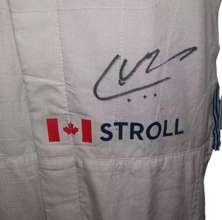 Lance Stroll Signed 2018 Williams Martini Race suit KIDS