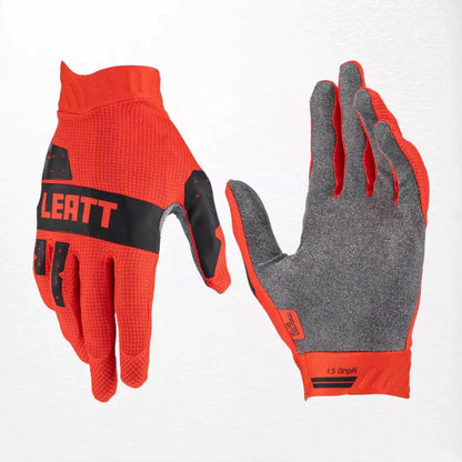 Leatt Moto 1.5 GripR MX Gloves Red - Dash Racegear