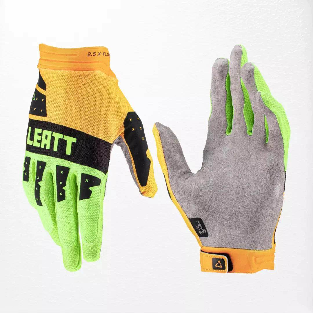 Leatt Moto 2.5 X-Flow MX Gloves Citrus - Dash Racegear