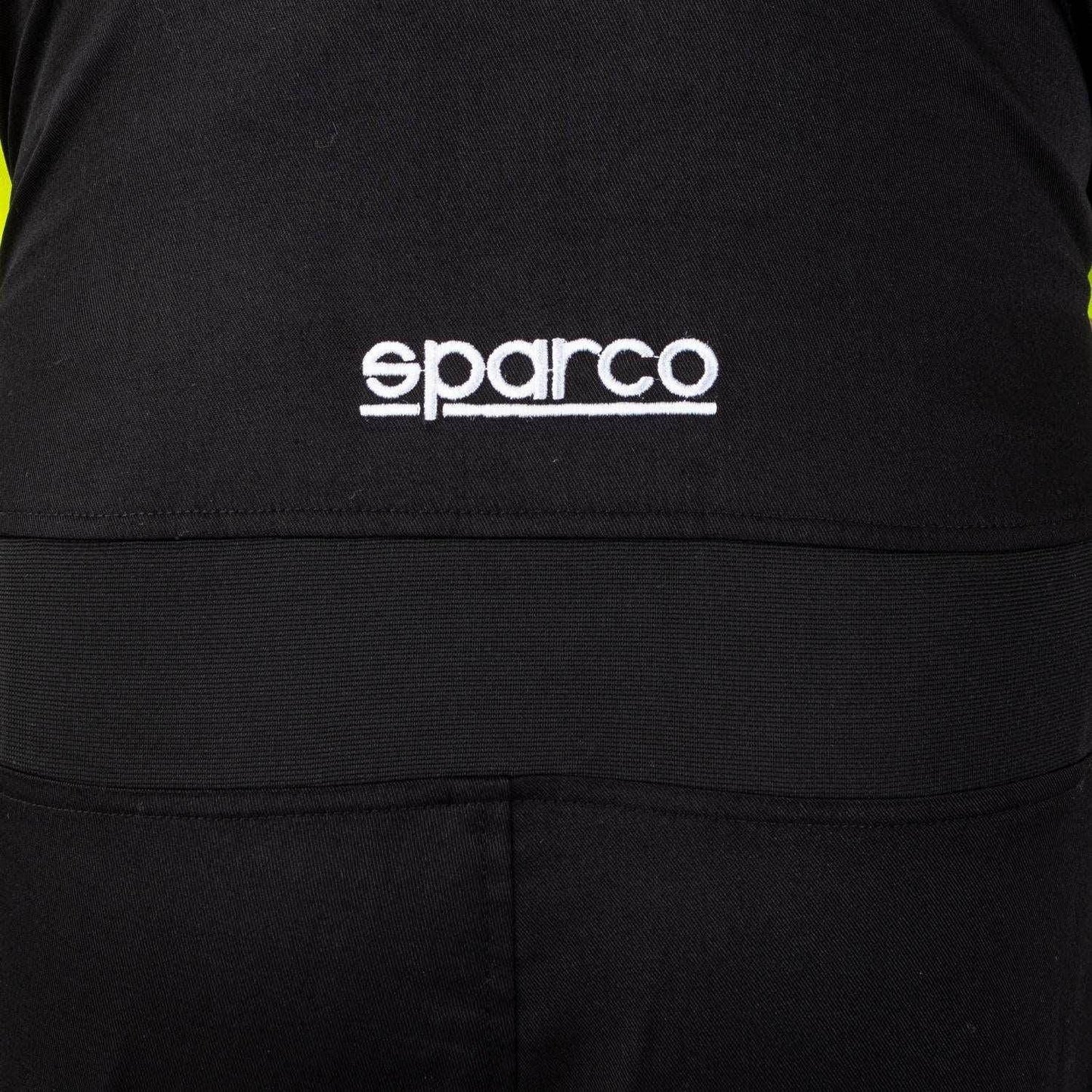 Leisure Karting Suit Sparco Rookie Black/Yellow - Dash Racegear