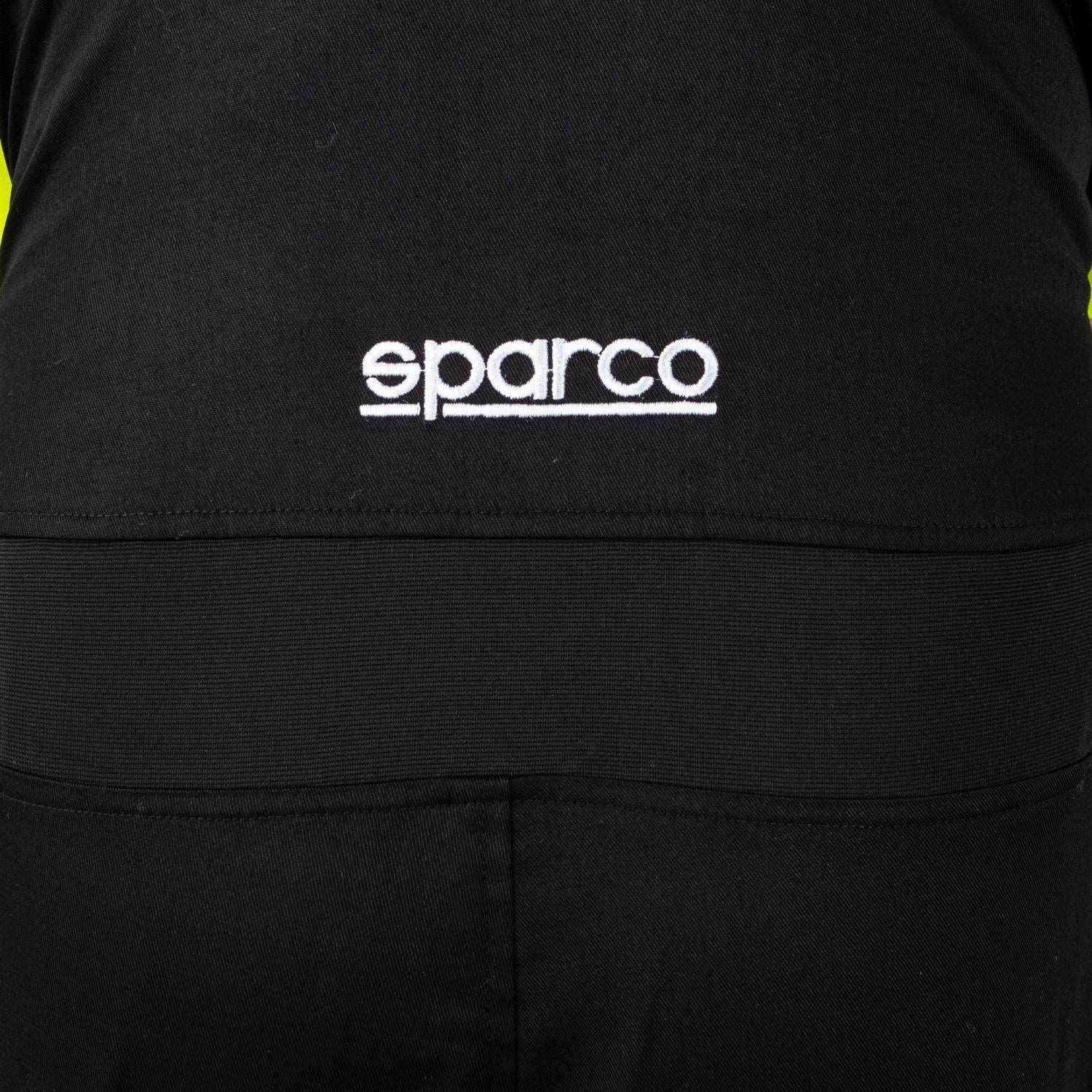 Leisure Karting Suit Sparco Rookie Black/Yellow - Dash Racegear
