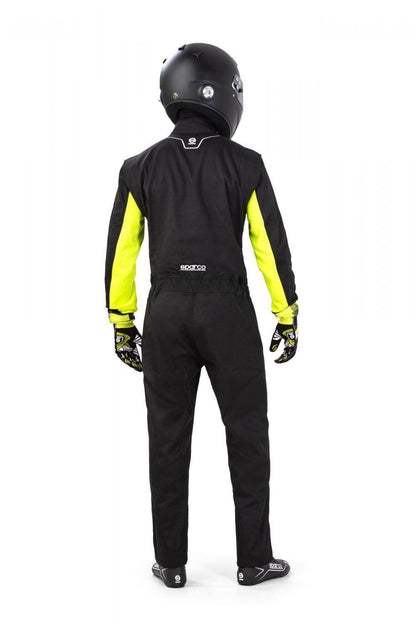 Leisure Karting Suit Sparco Rookie Black/Yellow - Dash Racegear