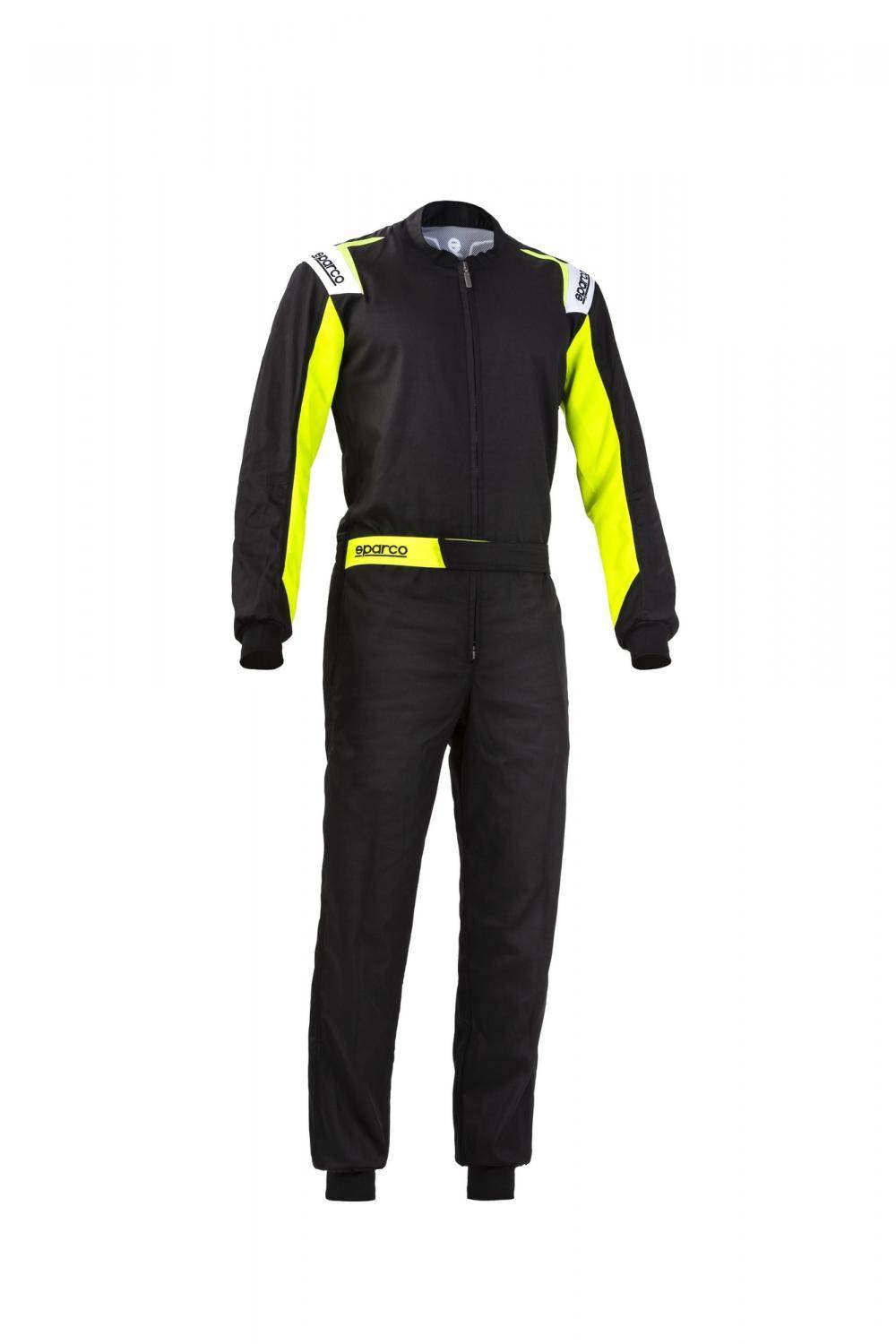 Leisure Karting Suit Sparco Rookie Black/Yellow - Dash Racegear