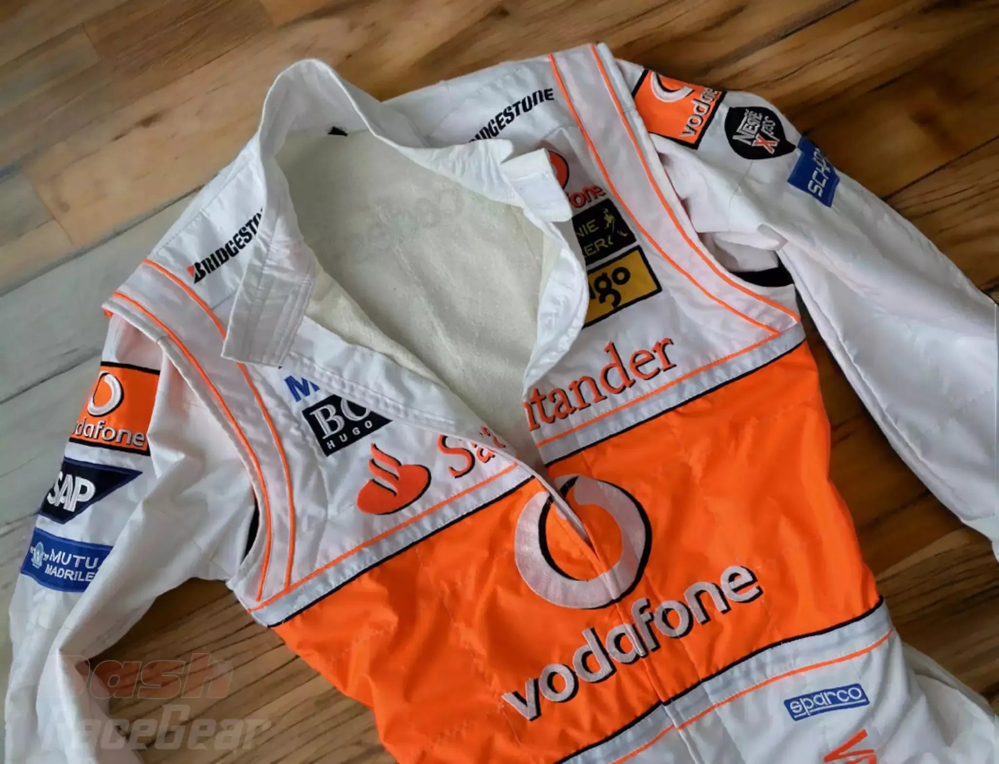 Lewis Hamilton 2008 McLaren F1 Embroidered Racing Suit - Dash Racewear