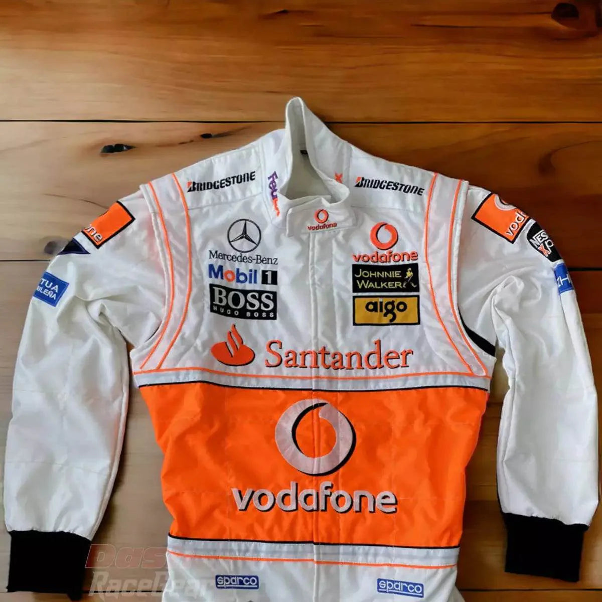 Lewis Hamilton 2008 McLaren F1 Embroidered Racing Suit - Dash Racegear