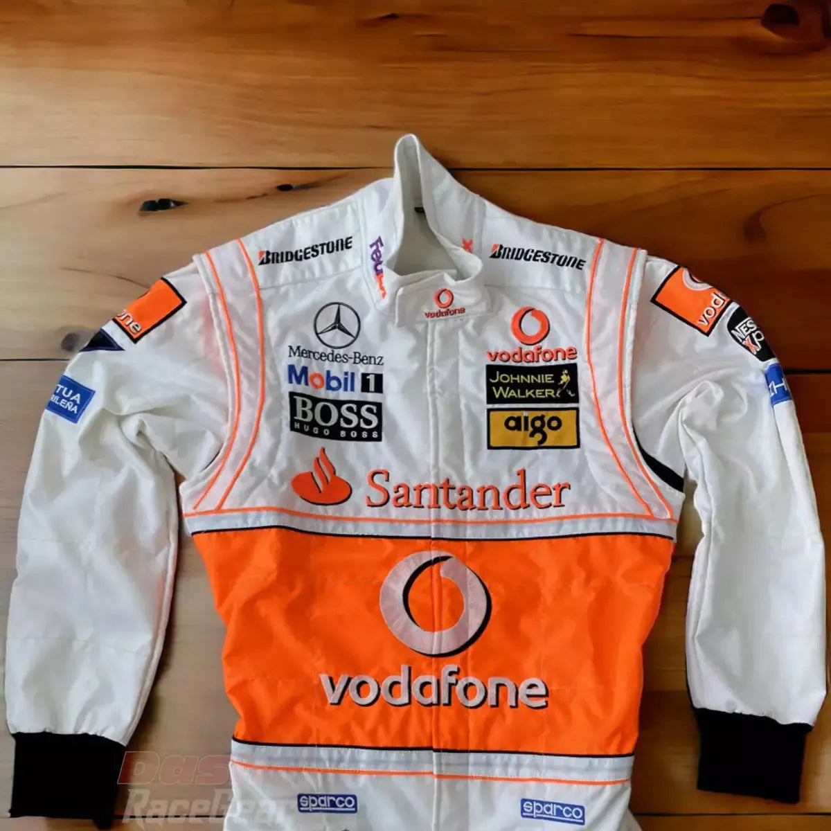 Lewis Hamilton 2008 McLaren F1 Embroidered Racing Suit - Dash Racewear