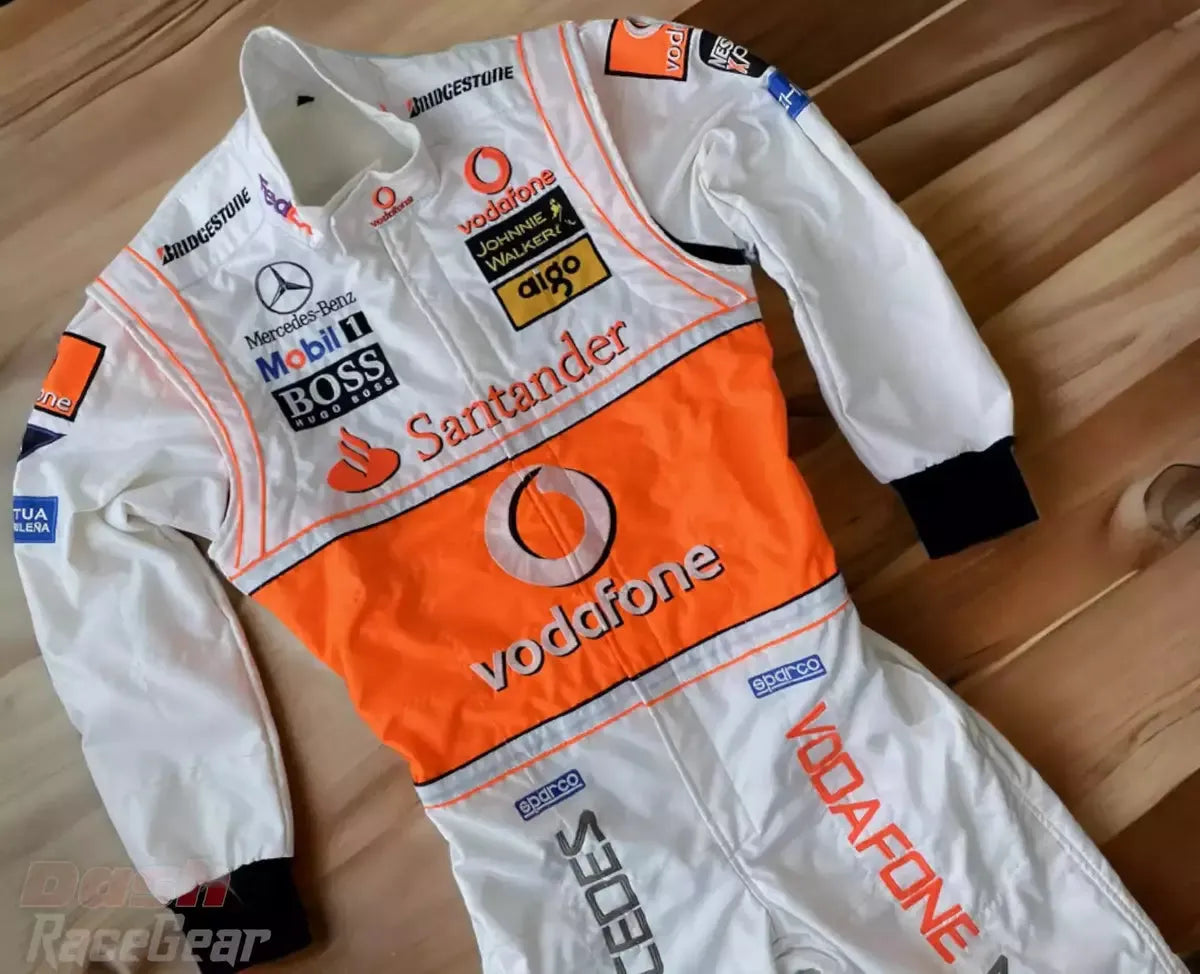 Lewis Hamilton 2008 McLaren F1 Embroidered Racing Suit - Dash Racewear
