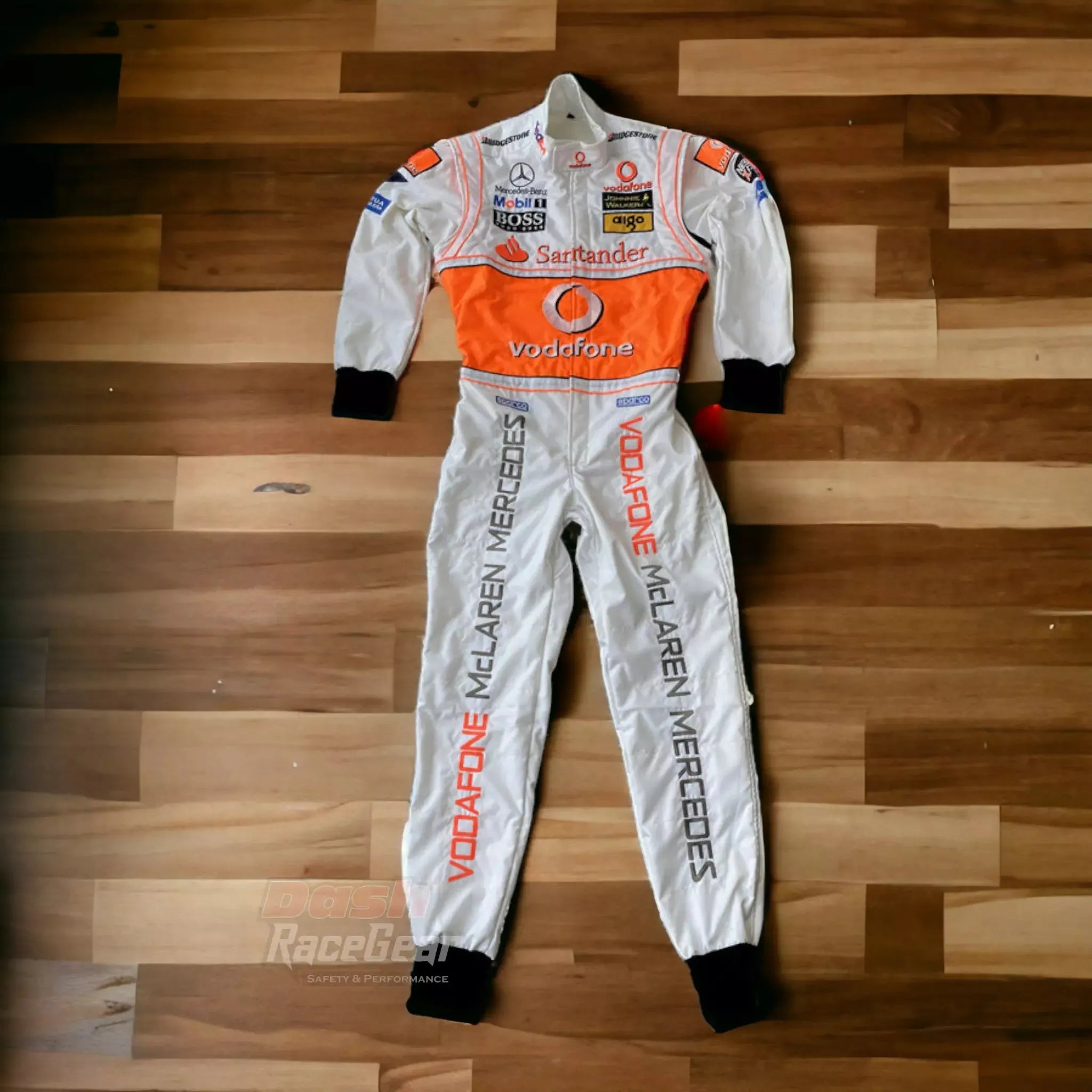 Lewis Hamilton 2008 McLaren F1 Embroidered Racing Suit - Dash Racewear