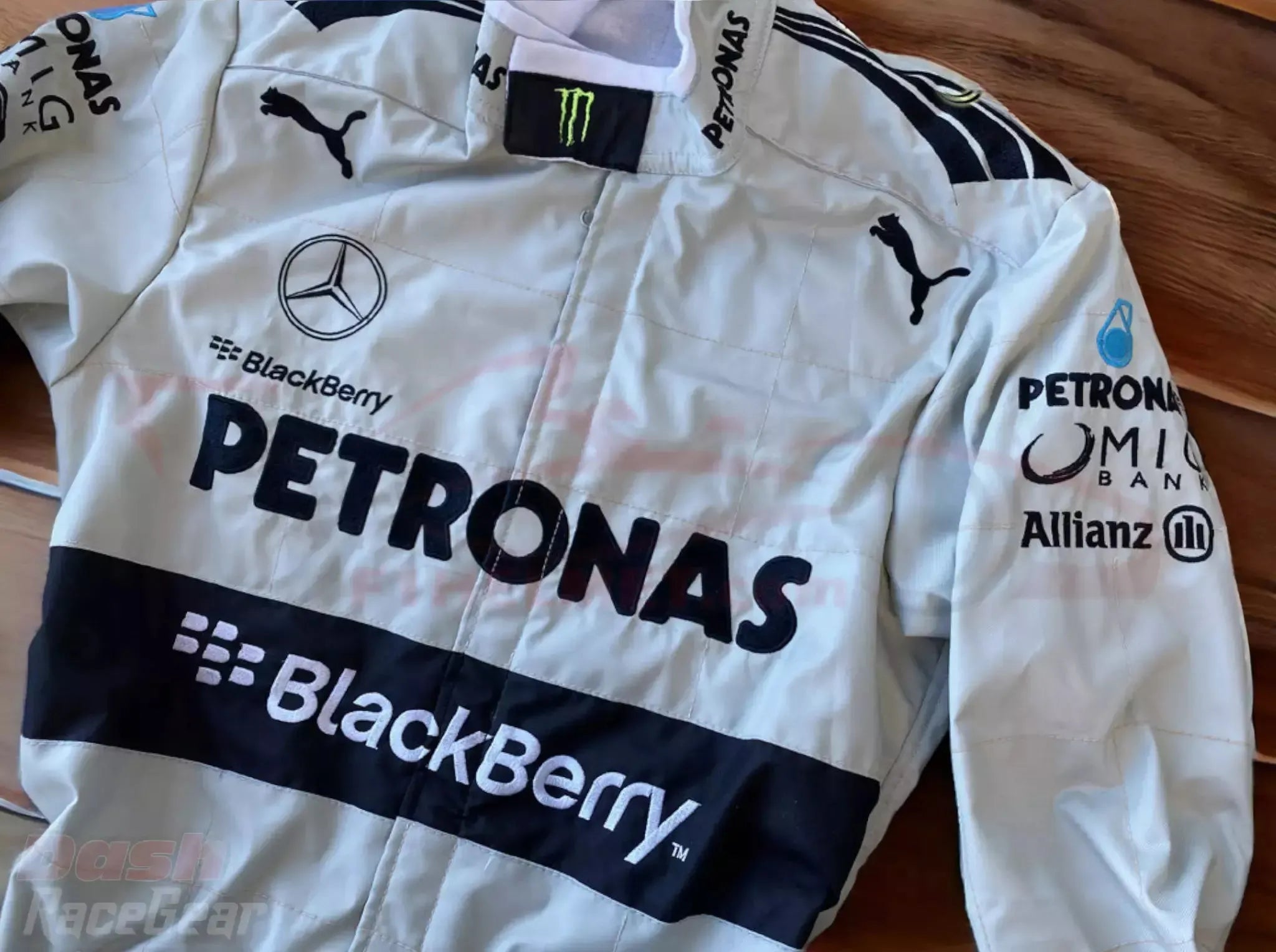 2013 Lewis Hamilton Mercedes Benz F1 Embroidered Race Suit - Dash Racewear