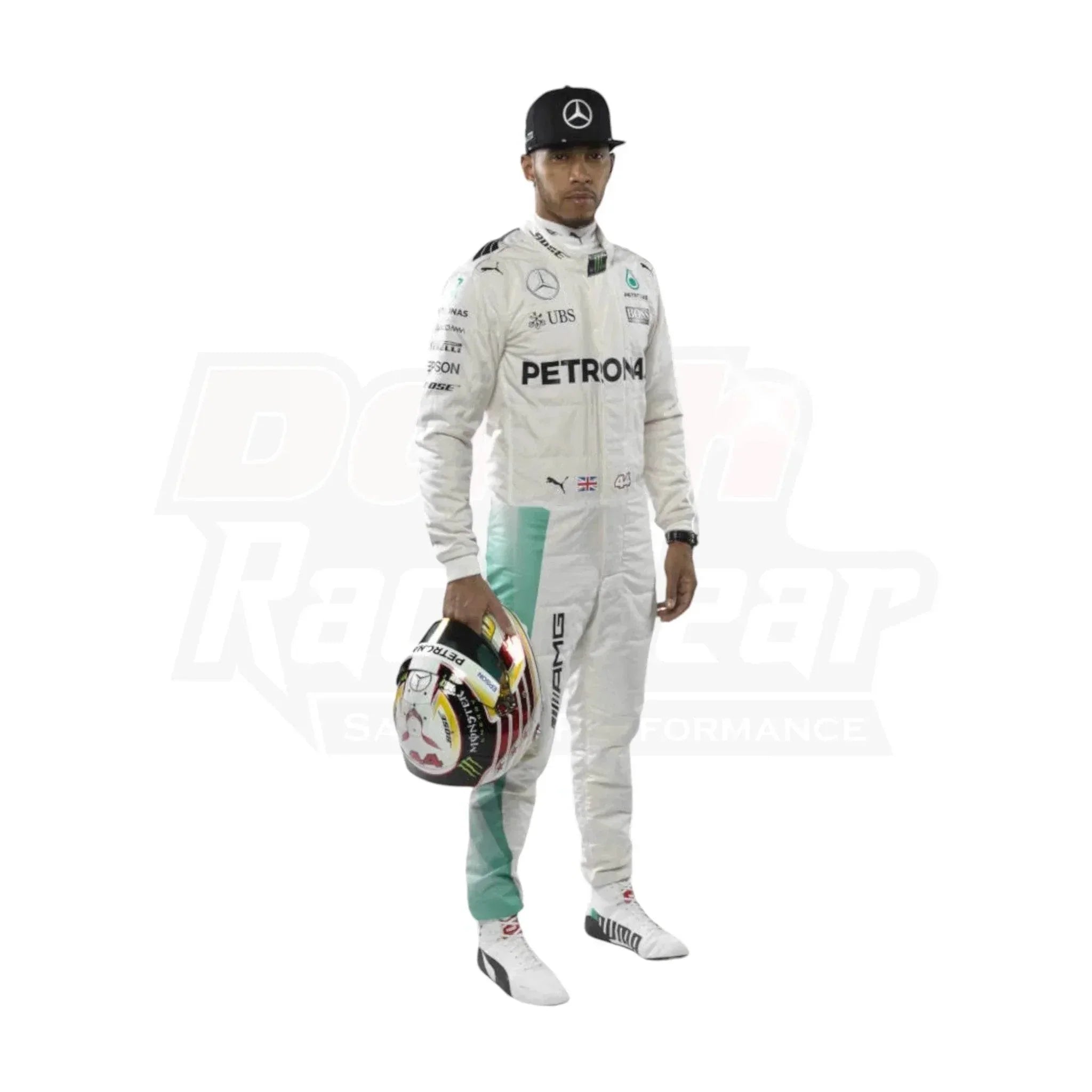 Lewis Hamilton 2016 Mercedes Benz F1 Race Suit KIDS DASH RACEGEAR