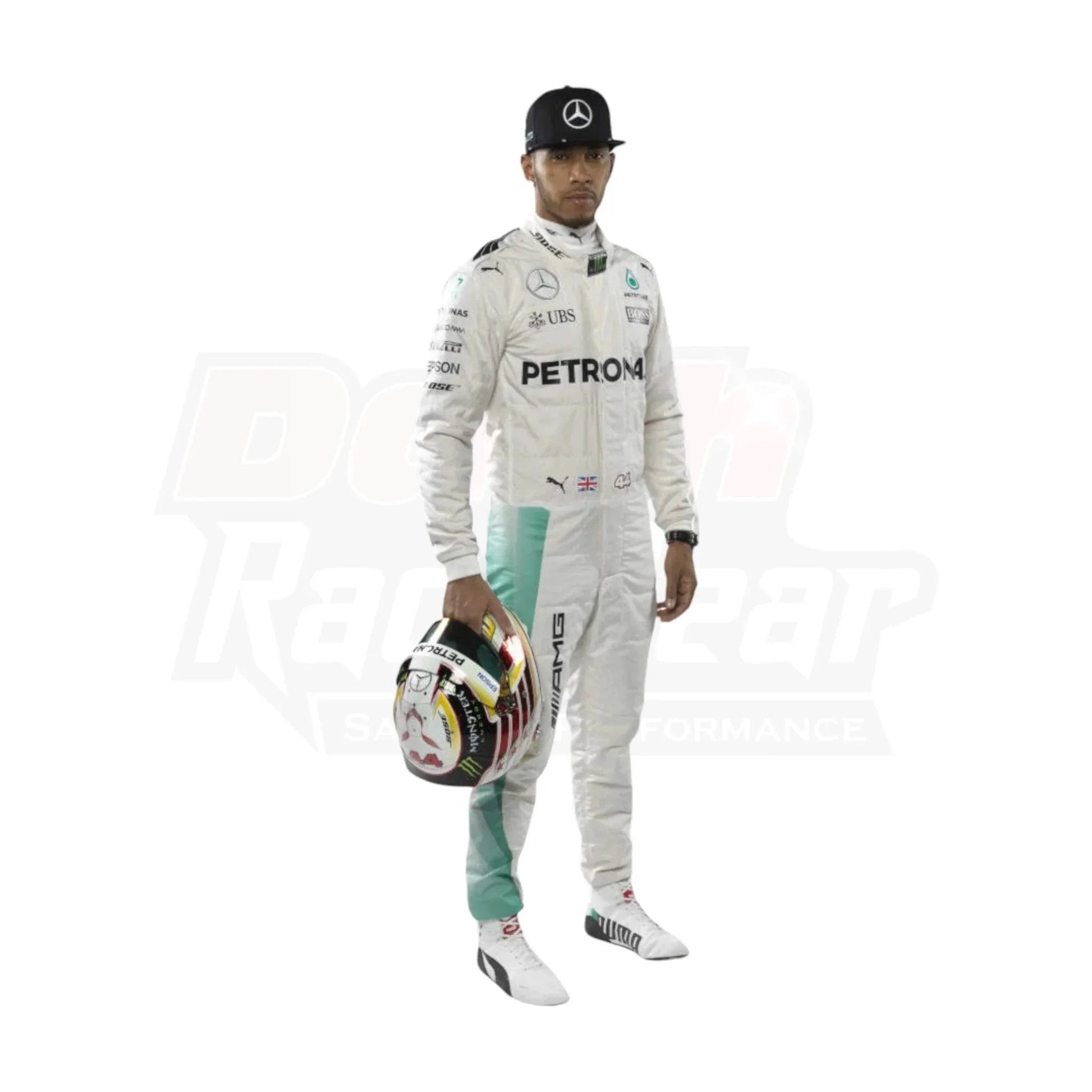 Lewis Hamilton 2016 Mercedes Benz F1 Race Suit KIDS - Dash Racegear