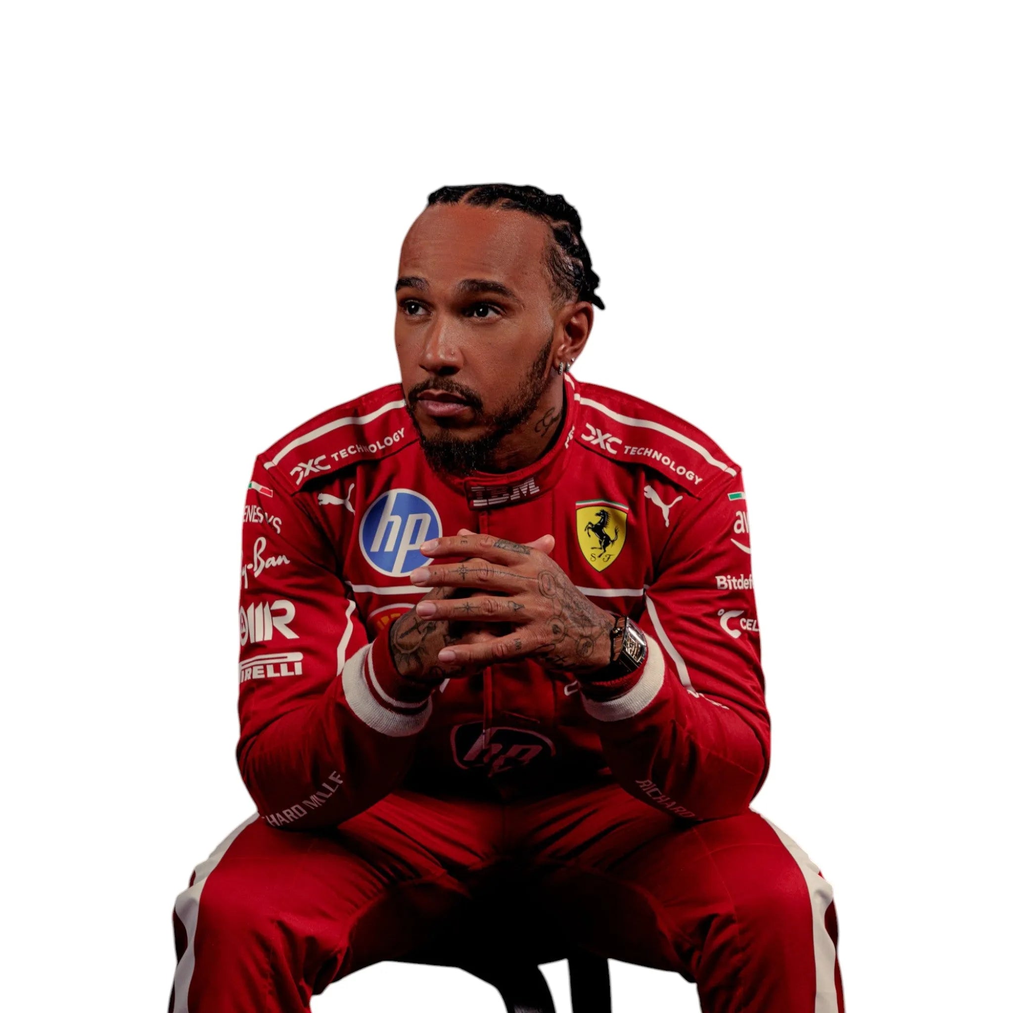 Lewis Hamilton & Charles Leclerc Scuderia Ferrari's 2025 Race Suit - Dash Racewear