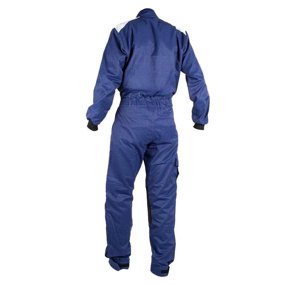MECHANIC SUIT NAVY-SILVER CLOUD DASH RACEGEAR