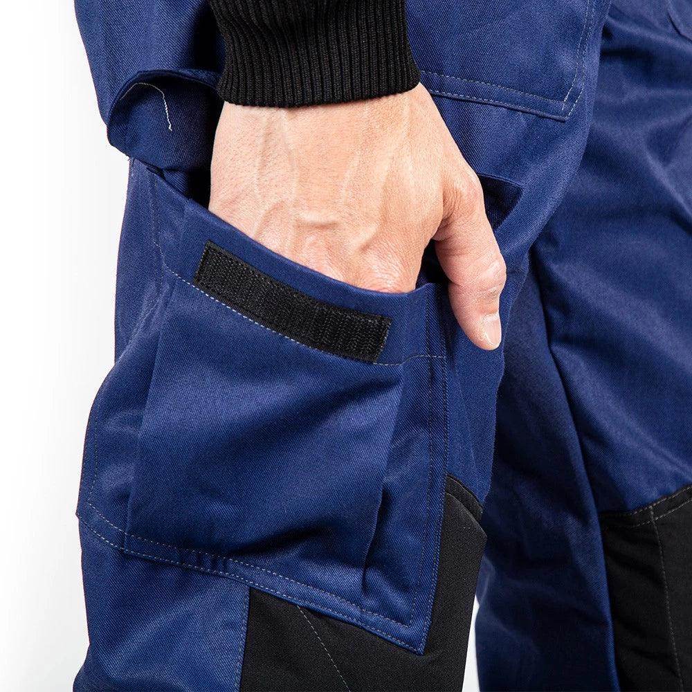 MECHANIC SUIT NAVY-SILVER CLOUD DASH RACEGEAR