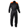 MECHANIC SUIT BLACK-FLUOR RED - Dash Racewear