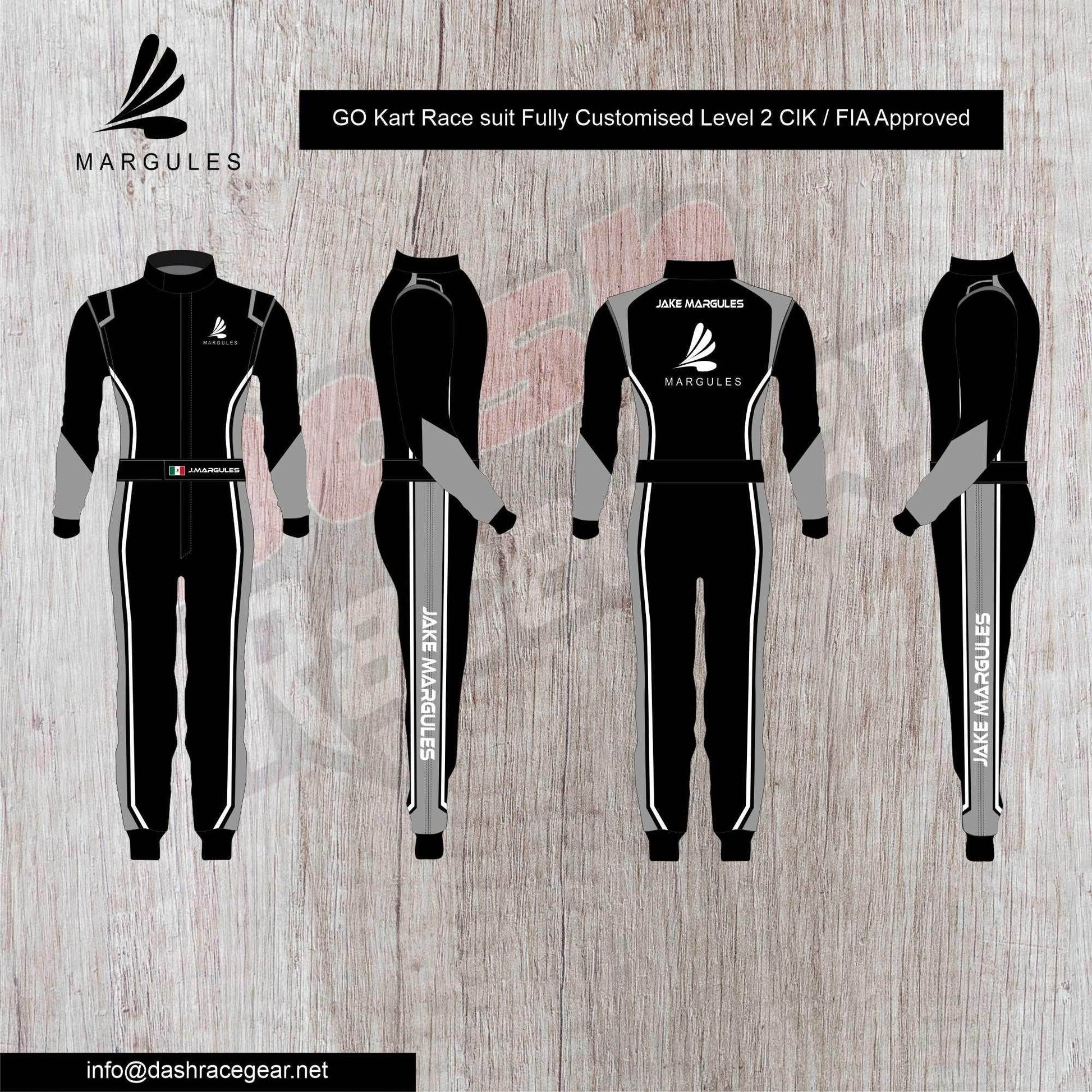 Margules Customized Go karting Suit - Dash Racegear