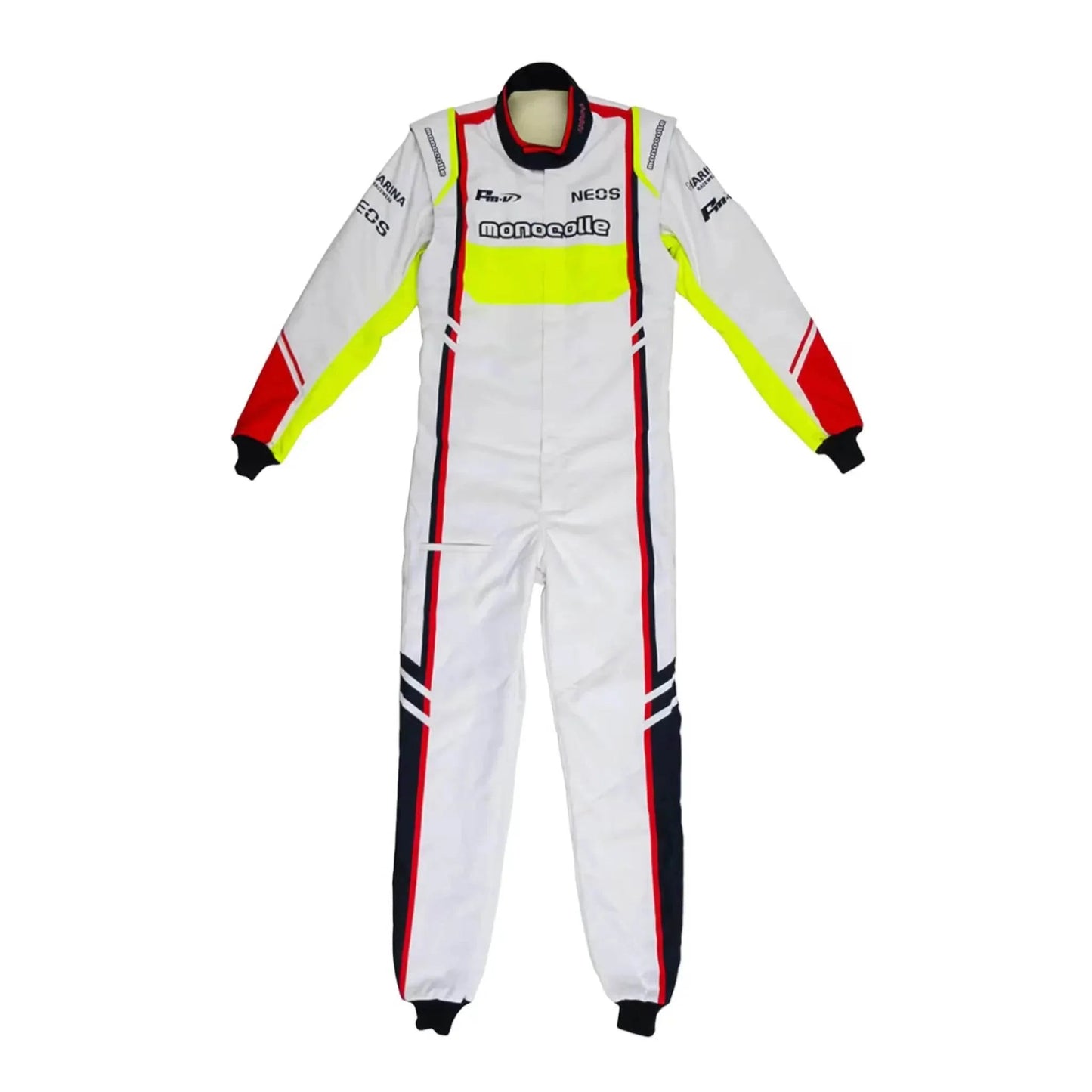 Marina Unic White Fluorescence Racing Suits - Dash Racegear