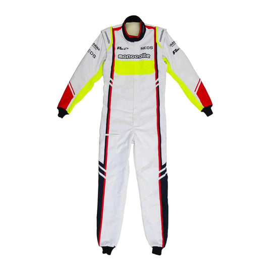 Marina Unic White Fluorescence Racing Suits - Dash Racegear
