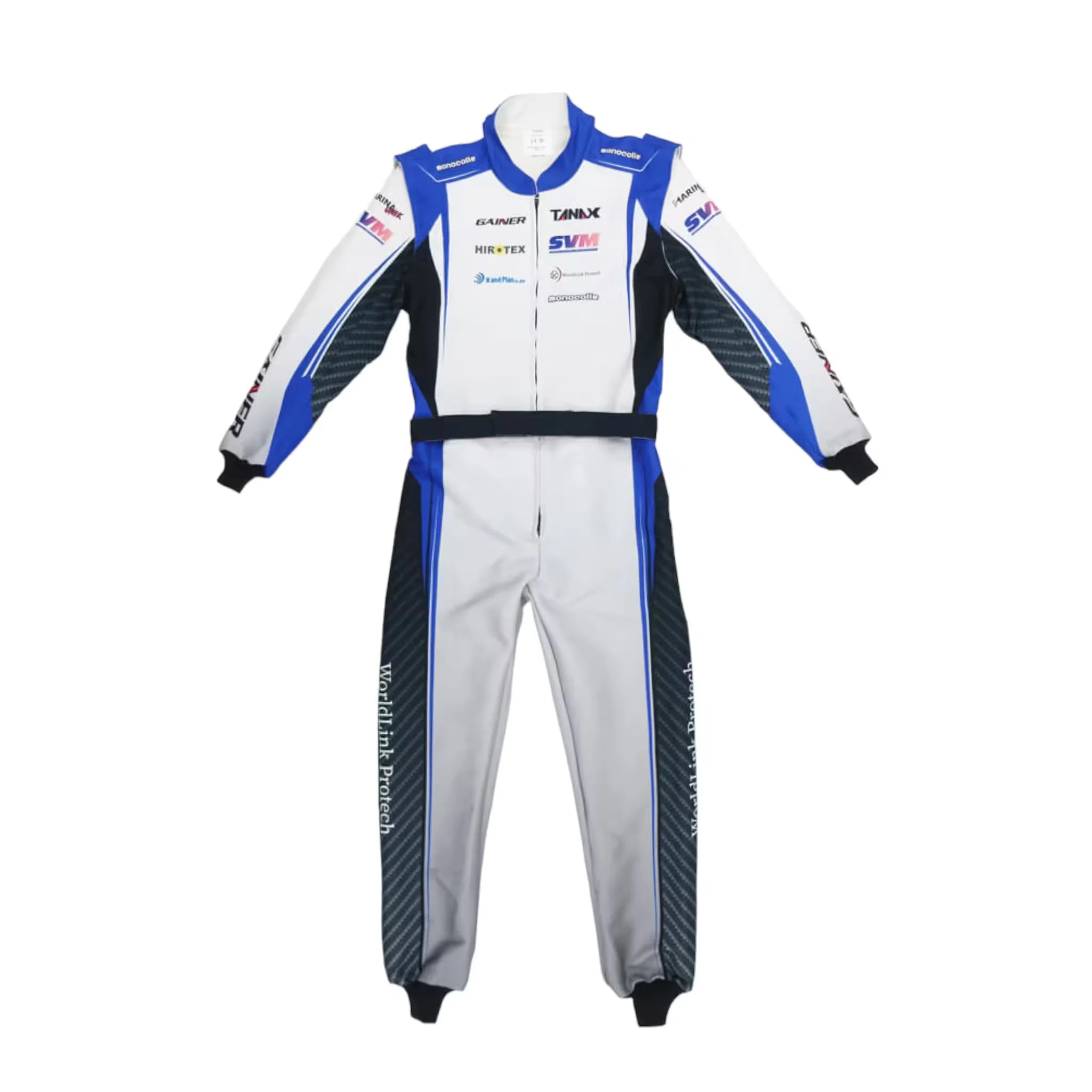 Marina Unik Carbon Blue Custom Kart Suits