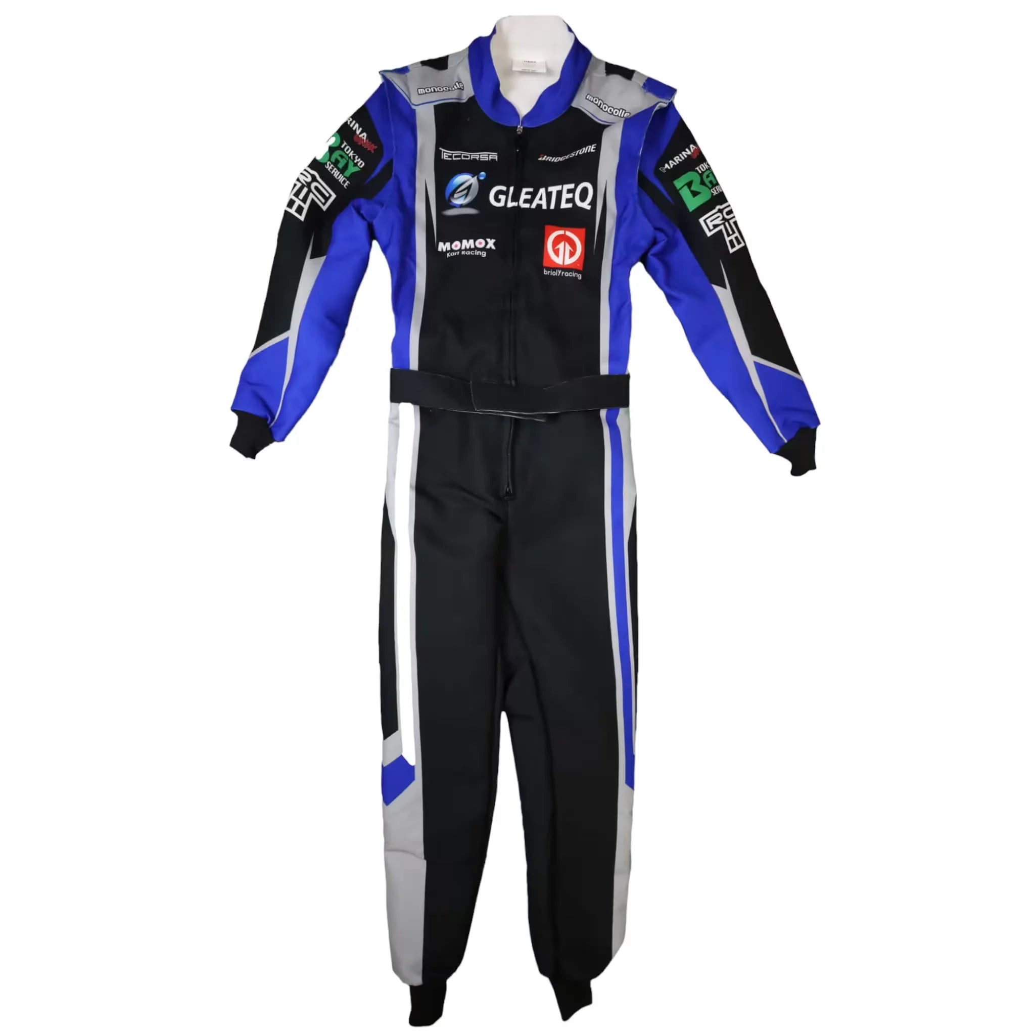 Marina Unik GLEATEQ Black Kart Racing Suits