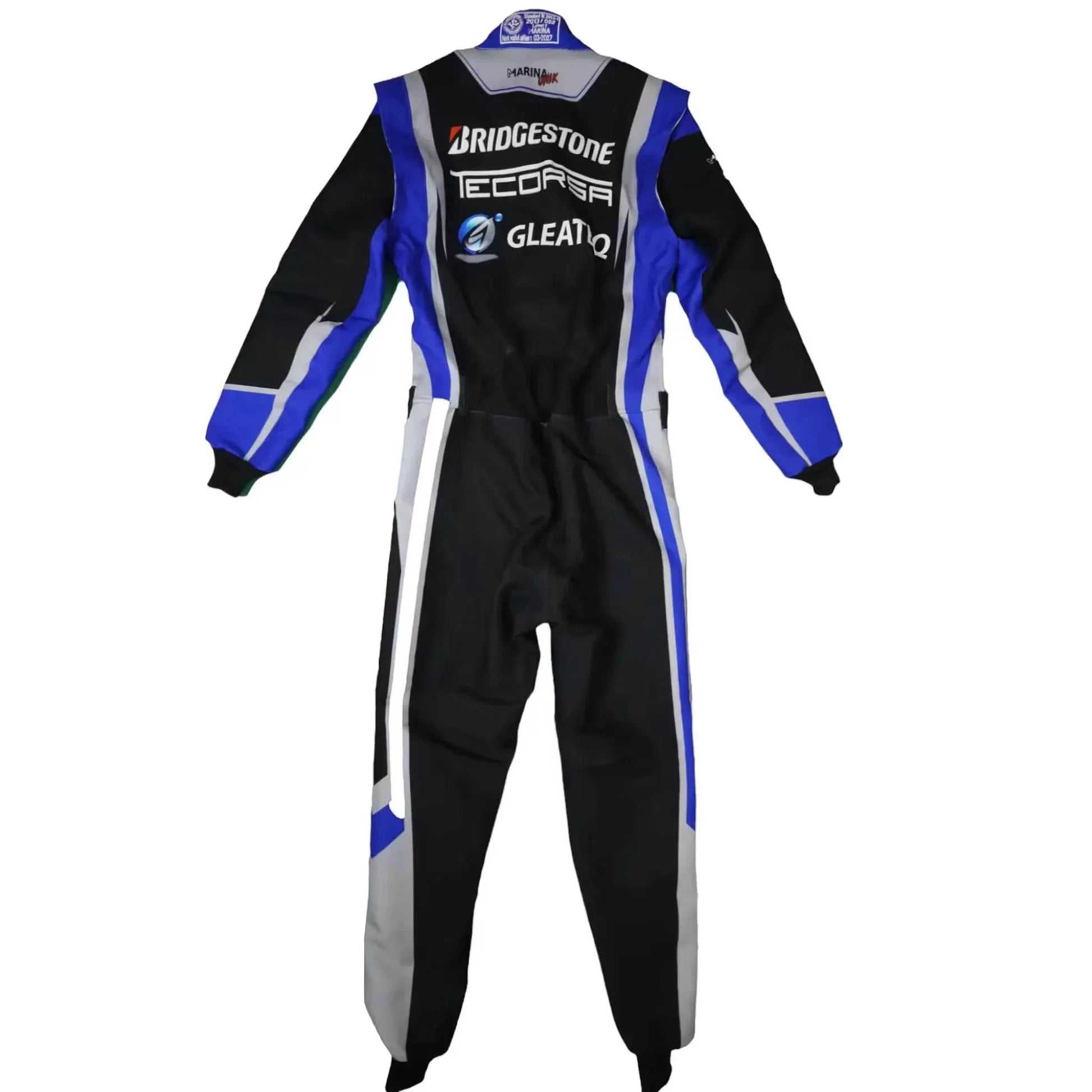 Marina Unik GLEATEQ Black Kart Racing Suits - Dash Racegear