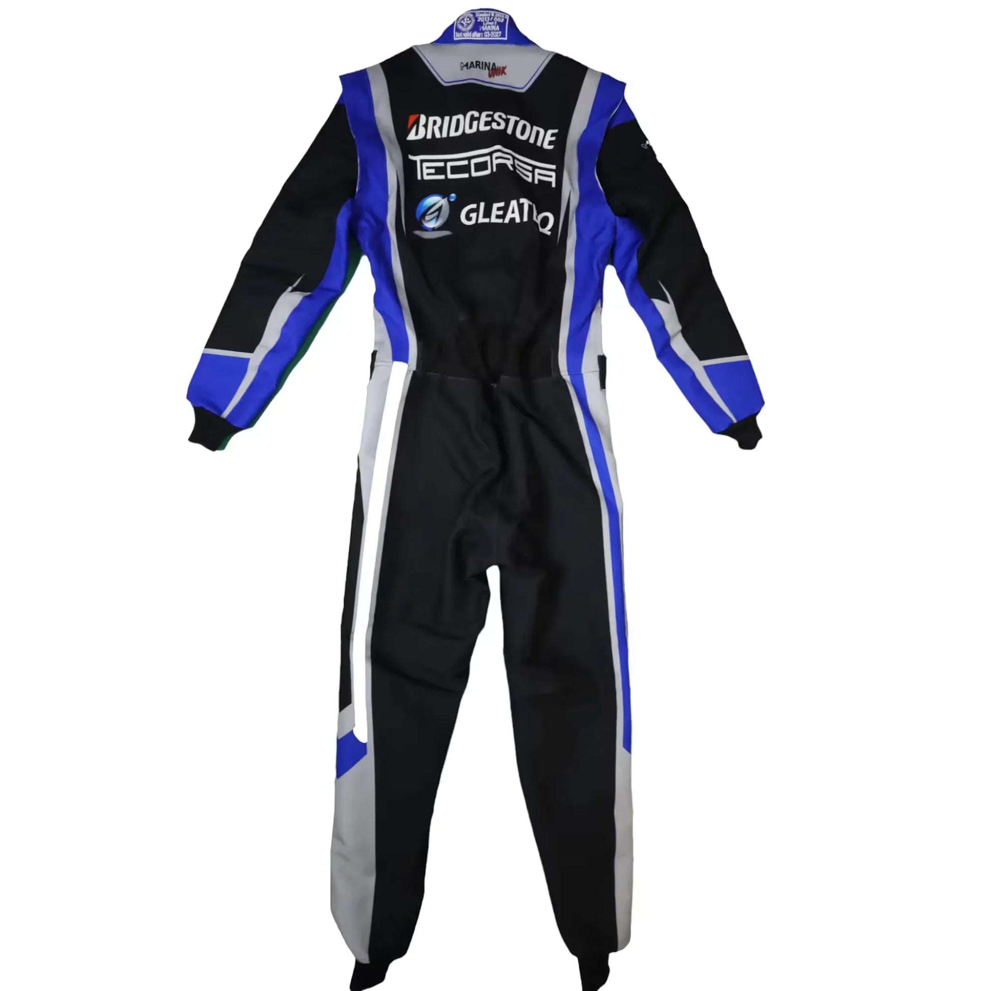 Marina Unik GLEATEQ Black Kart Racing Suits - Dash Racegear