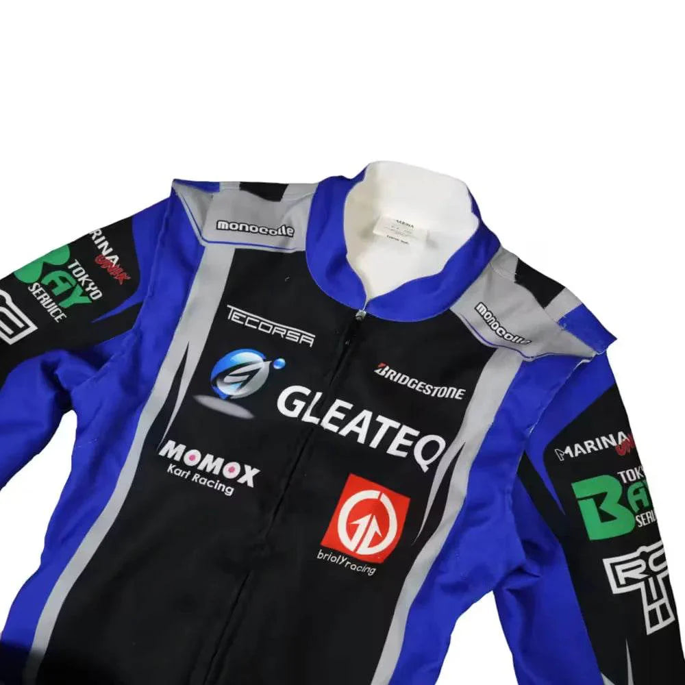 Marina Unik GLEATEQ Black Kart Racing Suits - Dash Racegear