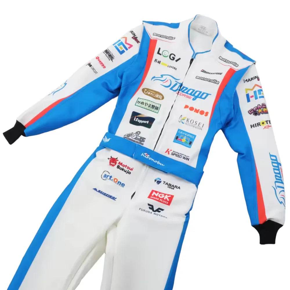 Marina Unik Hironobu Shimizu Final Edition Custom Kart Suits - Dash Racegear