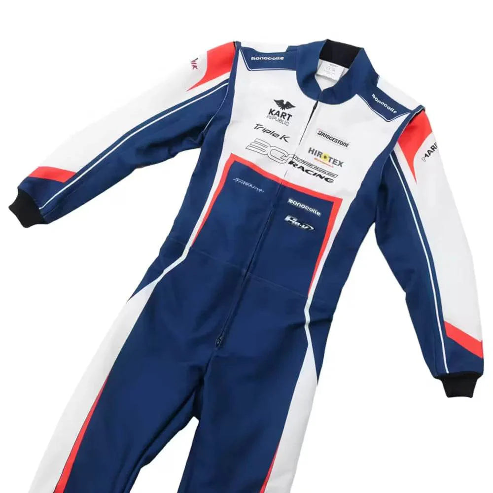 Marina Unik Kento Blue Racing Kart Suits - Dash Racegear