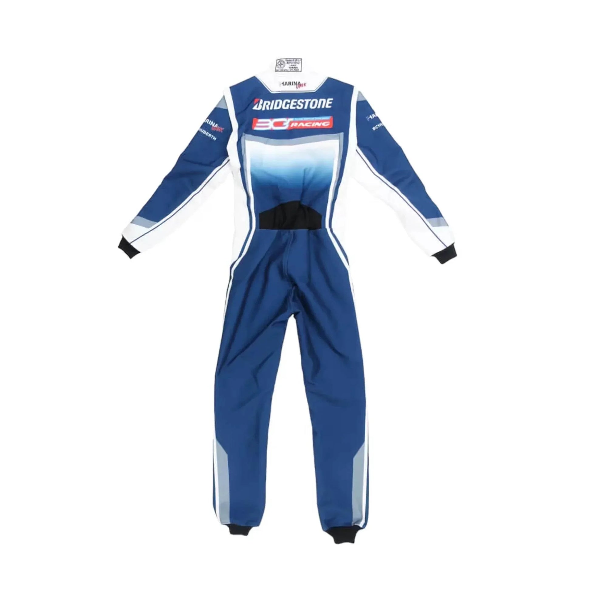 Marina Unik Kento White Racing Kart Suits - Dash Racegear